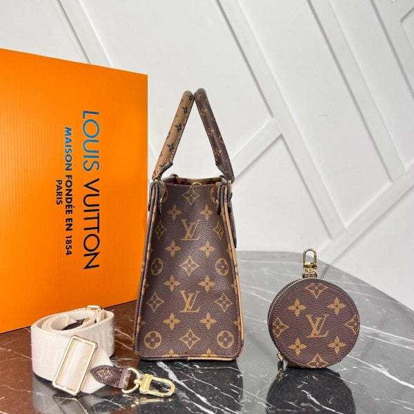 Louis Vuitton LV n Onthego Mini Leather Bag High Quality Wid