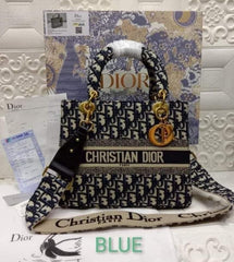 Dior Lady D Lite Embriodery Premium With Original Box
