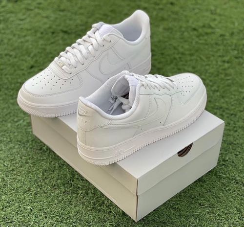 Nike airforce 1 first leather ua mens with bag keychain bottle lace