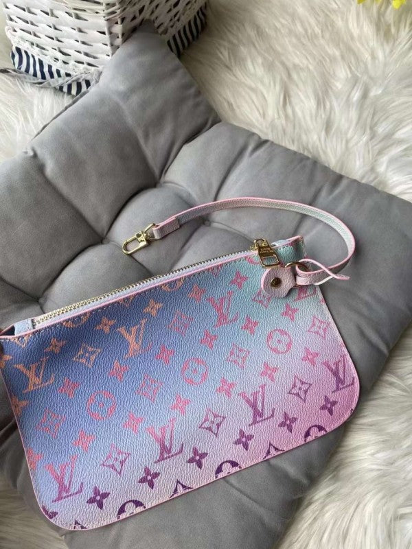 Pink Lv Purse Purse Organizer For Louis Vuitton Neverfull MM Rose