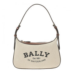 Bally Coralye Canvas Shoulder Bag With OG Box & Dust Bag