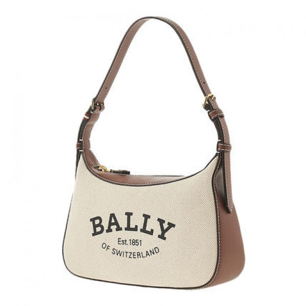 Bally Coralye Canvas Shoulder Bag With OG Box & Dust Bag