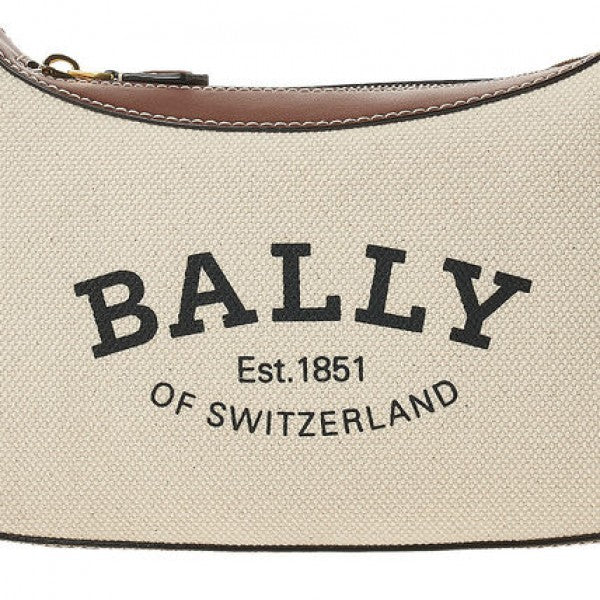 Bally Coralye Canvas Shoulder Bag With OG Box & Dust Bag