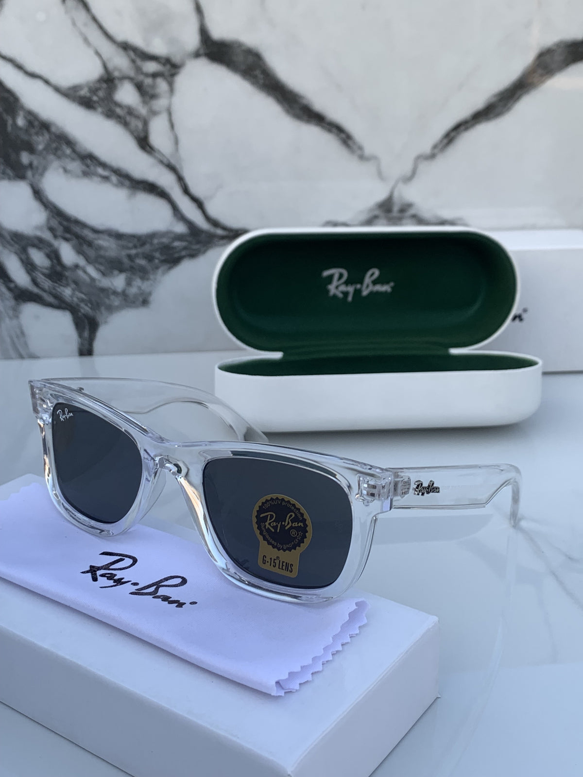 RAYBAN 0502 TRANSPARENT