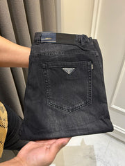 Prada Pocket Patch Black Denim Jeans