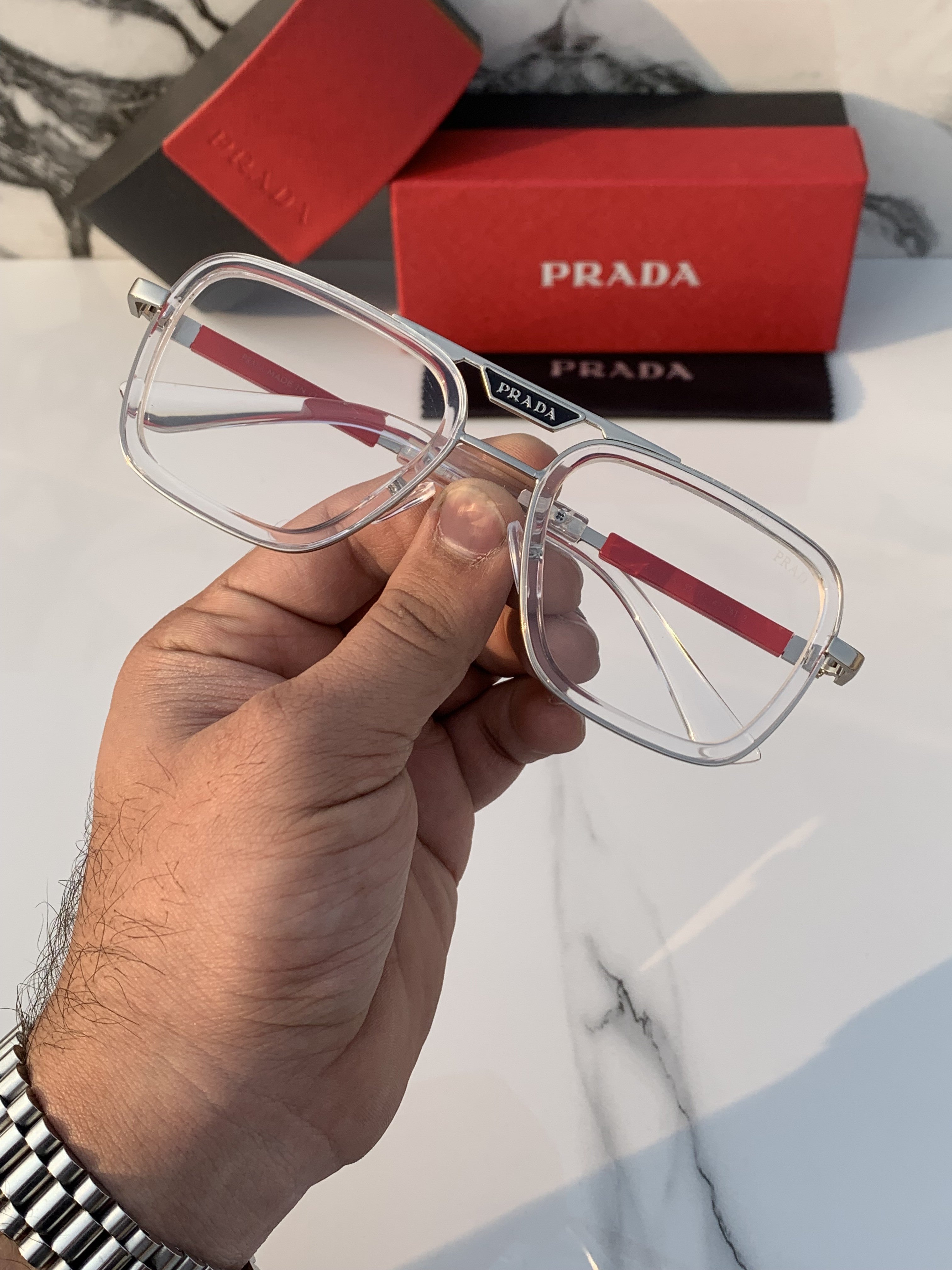 PRADA 68805 TRANSPARENT PLANO
