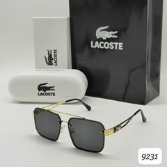 LACOSTE 9231 GOLD BLACK