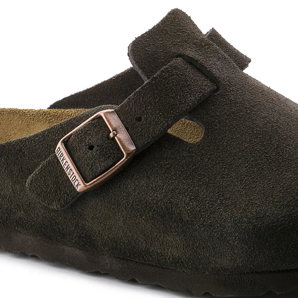 Birkenstock Boston Brown suede