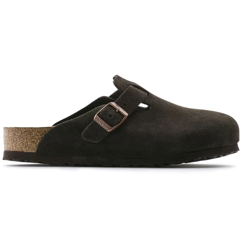 Birkenstock Boston Brown suede