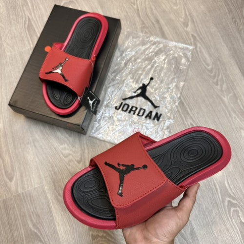 Nike Air Jordan Hydro 6 Red Black Flip Flop