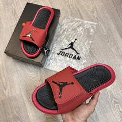 Nike Air Jordan Hydro 6 Red Black Flip Flop