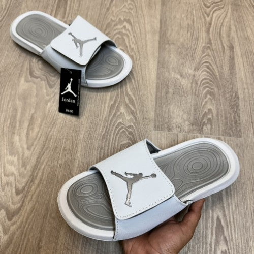 Nike Air Jordan Hydro 6 White Grey Flip Flop