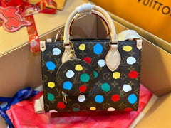 Louis Vuitton LV On The Go Paint Edition with OG Double Box Carry Bag