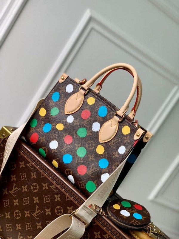 Louis Vuitton LV On The Go Paint Edition with OG Double Box Carry Bag