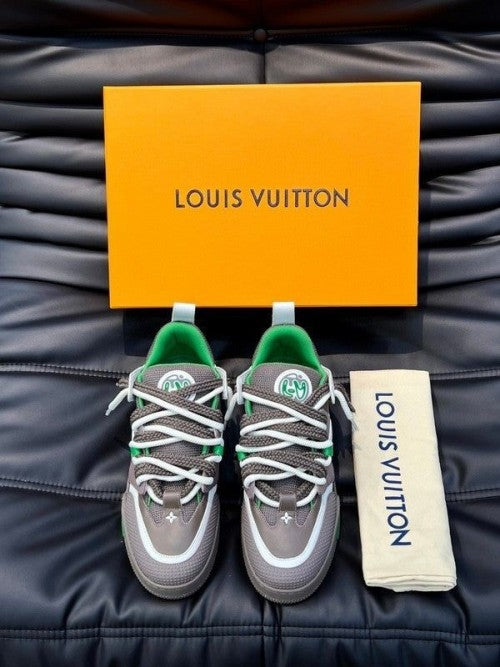 Louis Vuitton Skate Trainer Grey Green 2023