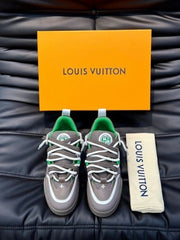 Louis Vuitton Skate Trainer Grey Green 2023