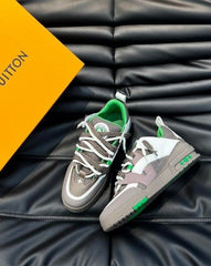 Louis Vuitton Skate Trainer Grey Green 2023