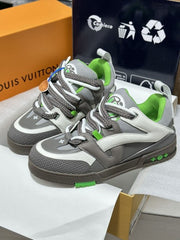 Louis Vuitton Skate Trainer Grey Green 2023