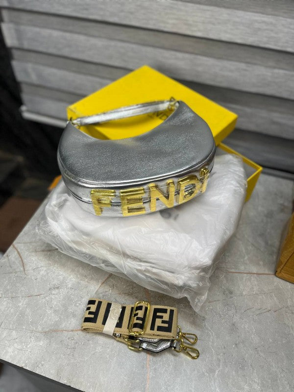 Fendi Alphabetic Shoulder Bag with Box