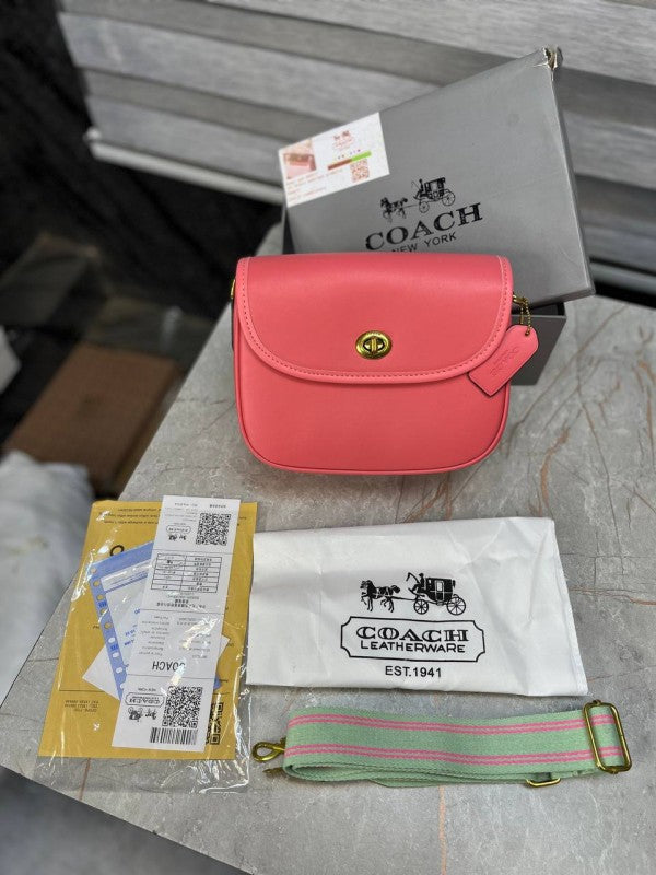 Coach Willow Saddle Bag with OG Box Bill