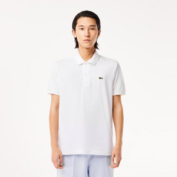 LACOSTE PREMIUM POLO T-SHIRT WHITE