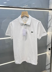 LACOSTE PREMIUM POLO T-SHIRT WHITE