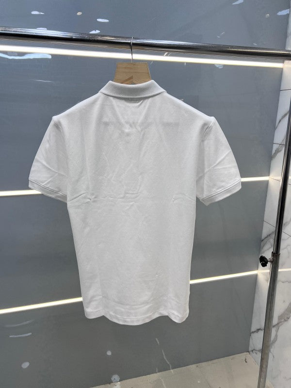 LACOSTE PREMIUM POLO T-SHIRT WHITE