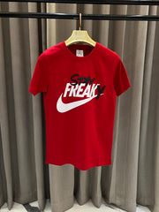 Nike Stay Freaky Print Round Neck T-shirt Red