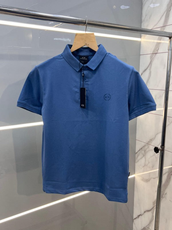 ARMANI PREMIUM POLO T-SHIRT BLUE (255)