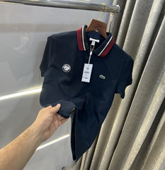 Lacoste Navy Blue Embroidery Logo Classic Polo T-Shirt