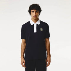 Lacoste Black Embroidery Logo Classic Polo T-Shirt