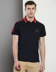 Tommy Hilfiger Black Embroidery Logo Premium Classic Polo T-Shirt