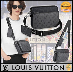 Louis Vuitton LV M69443 Virgil Abloh Trio Messenger Multi Crossbody Bag With OG Box & Dust Bag (Grey 581)