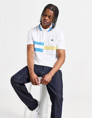 Lacoste White Embroidery Logo Classic Polo T-Shirt