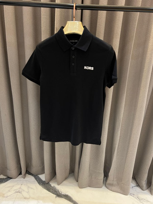 Michael Kors Chest Logo Polo T-shirt Black