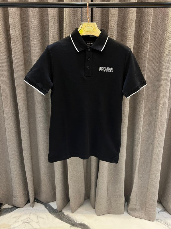 Michael Kor_s Chest Logo Polo Black