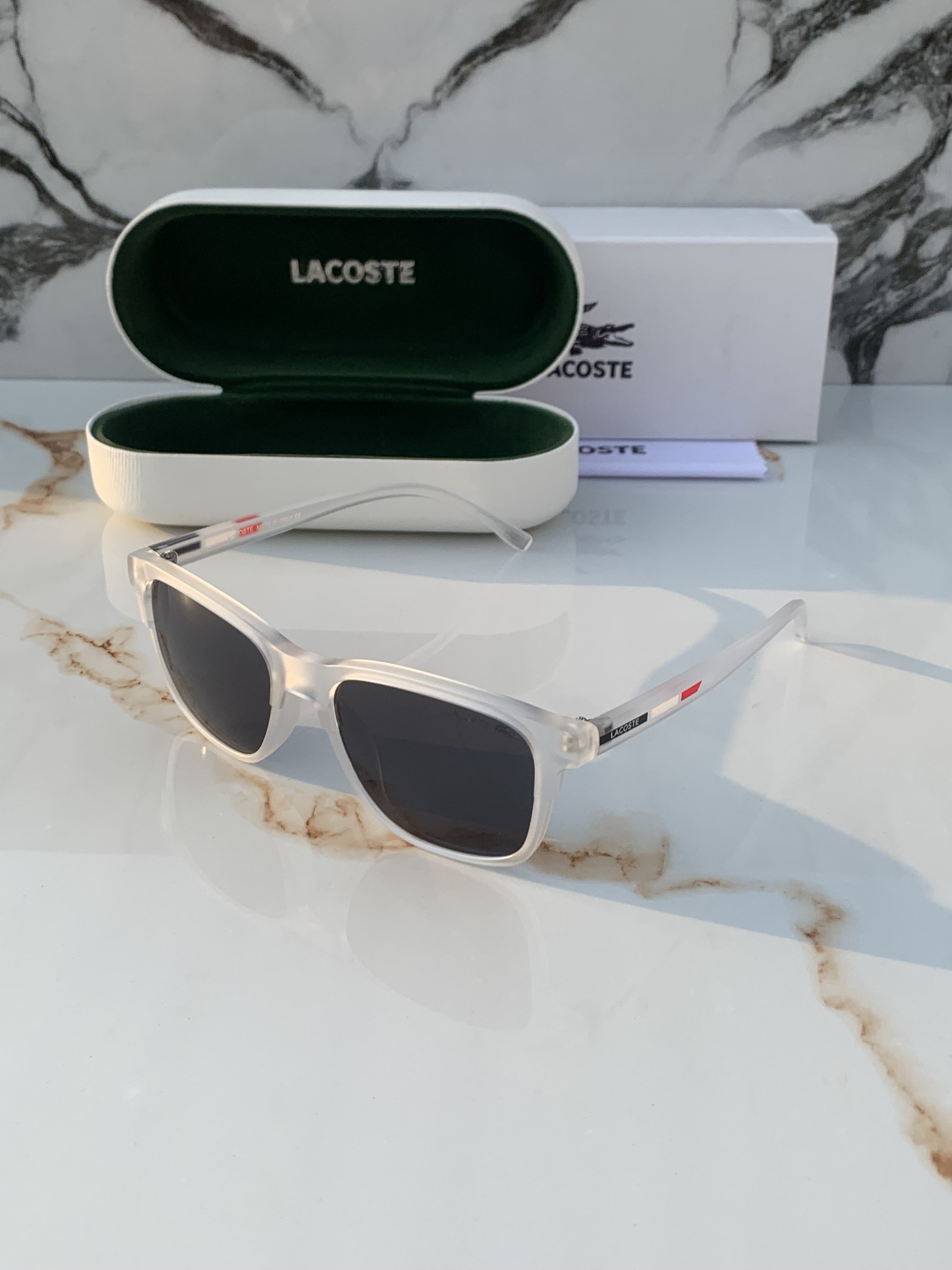 LACOSTE 5908 WHITE BLACK