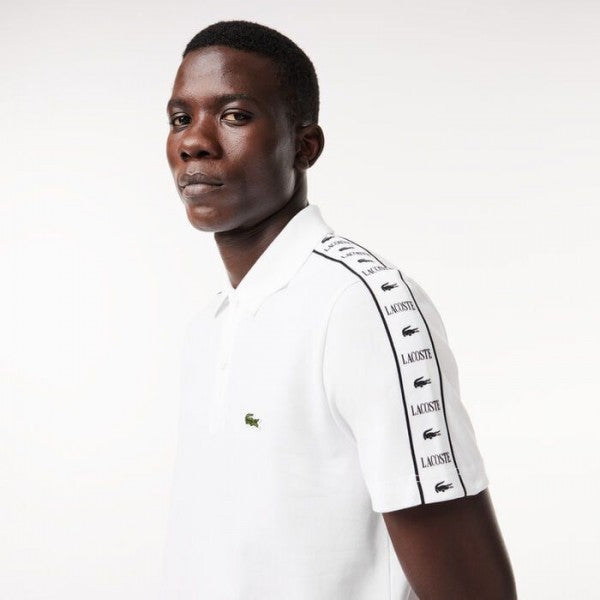 Lacost e White Premium Embroidery Logo Classic Polo T-Shirt