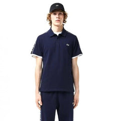 Lacoste Navy Blue Premium Embroidery Logo Classic Polo T-Shirt