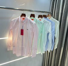 Hugo Boss Sky Blue Premium Classic Cotton Shirt