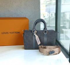 Louis Vuitton LV M46249 Keepall Bandouliere Monogram Speedy With OG Magnetic Box & Dust Bag (Denim 641)