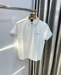 Hugo Boss White Premium Classic Polo T-Shirt