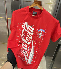 HM Red Coco Cola Edition Premium Oversized T-Shirt