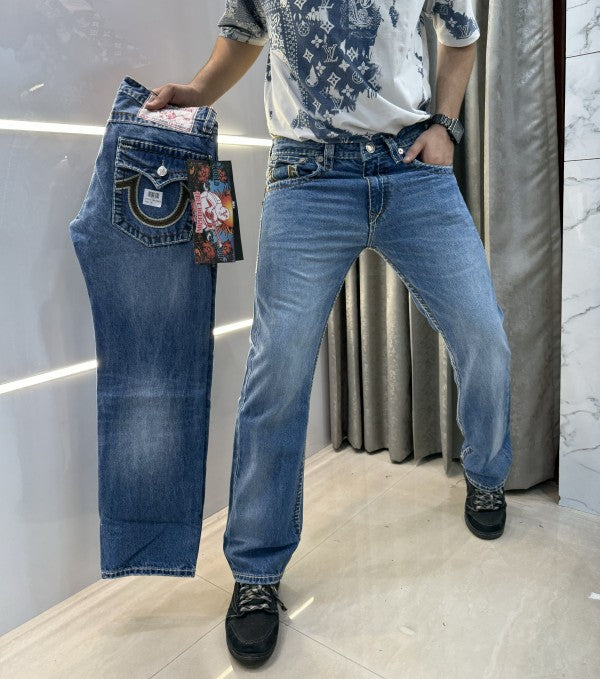 True Religion Sky Blue Imported Premium Boot Cut Denim