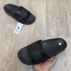 Polo Ralph Lauren Premium Triple Black Flip-Flop