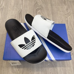Adidas Adilette Lite Comfort White Black Flip-Flop