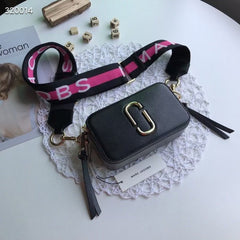 MARC JACOBS Snapshot Crossbody Bag With 2 Belts OG Box & Dust Bag (Black - 150)