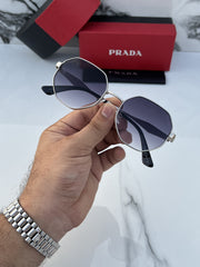 PRADA 363 SILVER BLACK