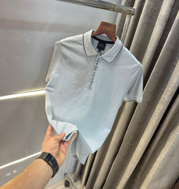 ARMANI EXCHANGE PREMIUM IMPORTED POLO GREY (465)