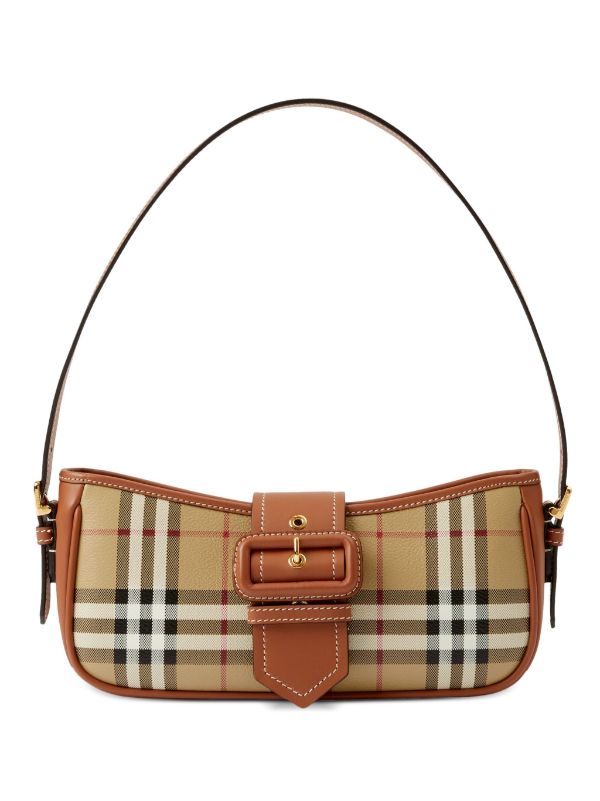 Burberry Sling Vintage Check Shoulder Bag With Dust Bag & OG Box (66921)